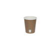 Coffee Cup 230cc 8oz Ø80 mm FSC®Mix kraft Brown 