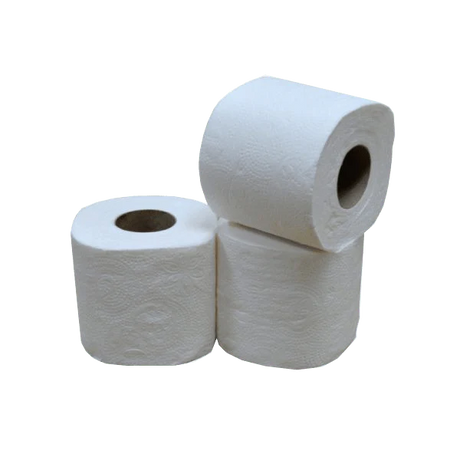 Toilet paper 2 ply 200 Sheets 12x4 rol 100% cellulose T1 
