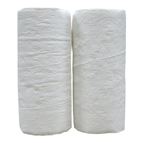 Kitchen rolls White 2 ply 45 Sheets 100% cellulose 
