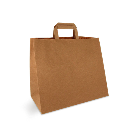 Carrier Bags Paper 320x170x270 mm Brown 
