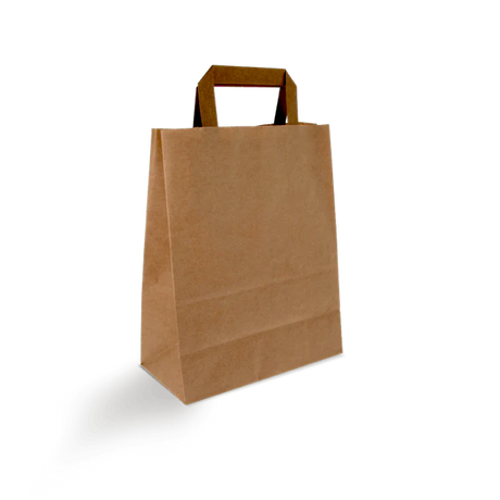 Carrier Bags Paper 220x100x280 mm Brown 
