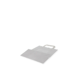 Paper carrier bags 22x10x28cm white | 250 pcs
