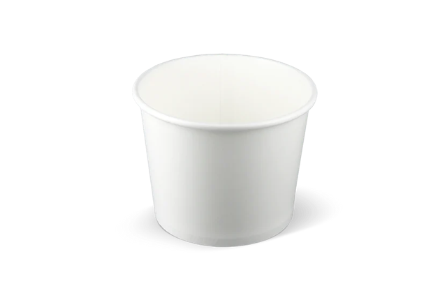 ice cream cup Carton 360ml Ø106mm 12oz White 