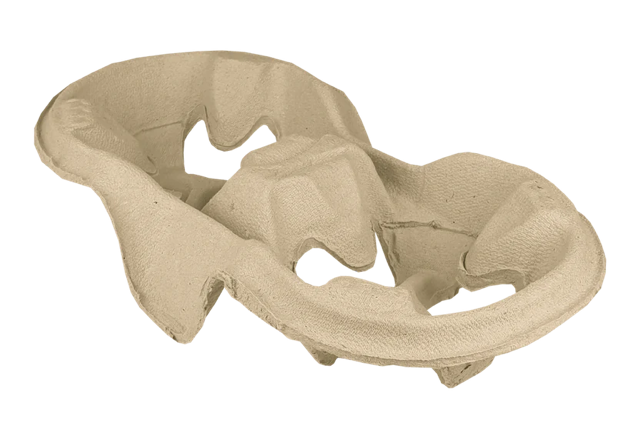 Plateau de transport pour 2 Gobelets en carton recyclé | 480 pièces