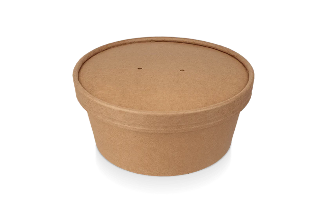 Salade Poke Bowl 750ml 26oz Ø14,8x6 cm kraft | 300  pcs