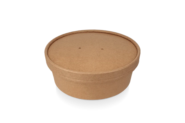 Couvercle salade Poke Bowl 500-750-1000ml Ø14,8cm kraft | 300  pcs