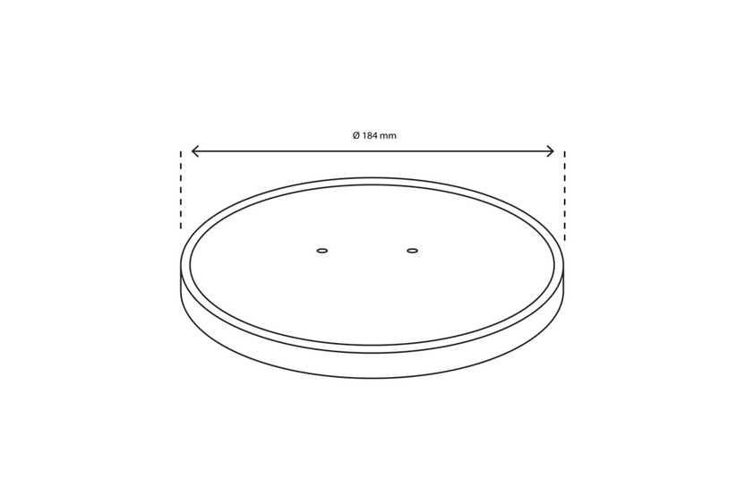 Couvercle salade Poke Bowl 900-1300ml Ø18,4cm kraft | 150  pcs