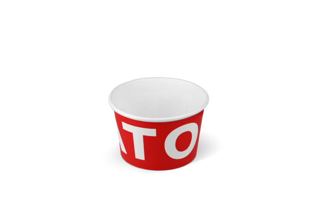 Gobelet à crème glacée Carton |  120ml Ø7,8cm |  GELATO | 1.000  pcs