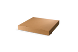 Boîte à pizza 24x4x24cm kraft Marron | 100  pcs
