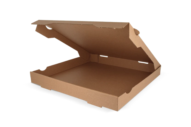 Pizza boxes kraft Cardboard | 32x4,2x32cm | 100 pcs