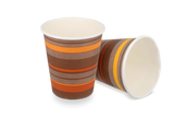 Tasse à Café Carton 300cc 10oz Ø9 cm rayé | 1.000  pcs