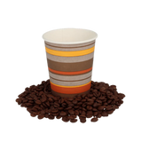 Tasse à Café Carton 230cc 8oz Ø8 cm rayé | 1.000  pcs