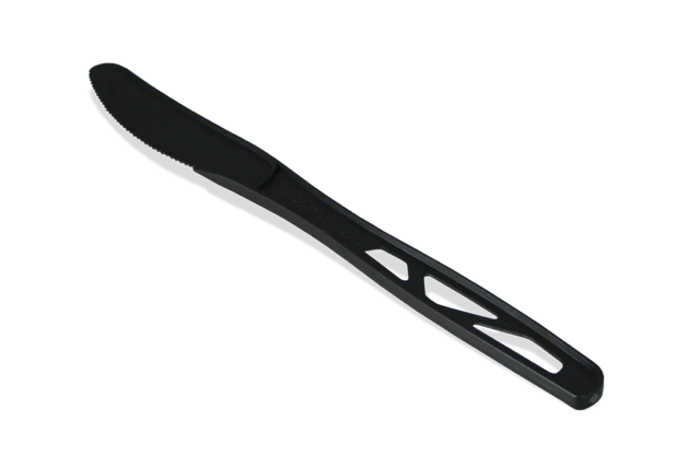 Reusable Black knife CPLA 180 mm 