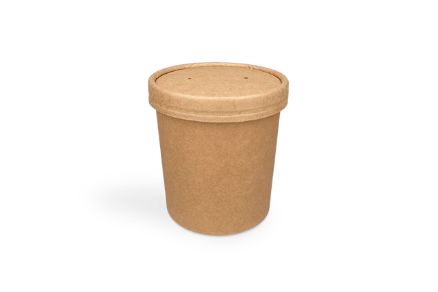 Couvercle Gobelet kraft 450ml Ø9,8 cm | 500  pcs