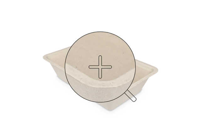 Barquette à frites A7 Canne à sucre | 500  pcs