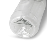 Bouteille PET recyclé 250 ml Couvercle Transparent/Blanc - 285 pièces