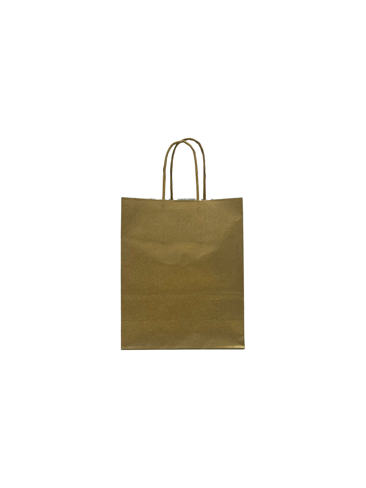 Sacs en papier Dorés, 180+80x220mm - 50 pcs