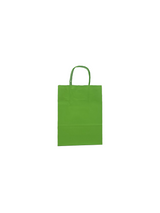 Sacs en papier Vert, 180+80x220mm - 50 pcs