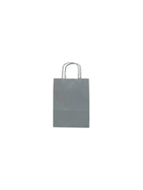 Sacs en papier Argenté, 180+80x220mm - 50 pcs