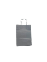 Sacs en papier Argenté, 220+100x310mm - 50 pcs