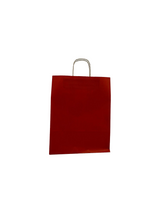Sacs en papier Rouge foncé, 320+120x410mm - 50 pcs