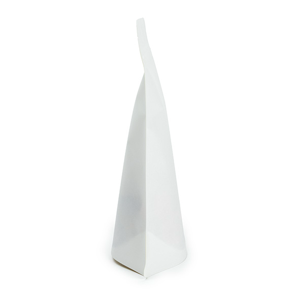 Doypack Blanc Compostable à Domicile 13x8x20,5cm - 100 pcs