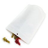 Doypack Blanc Compostable à Domicile 15x9x23cm - 100 pcs