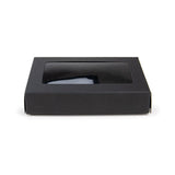 Boîte noire kraft à fenêtre 7x2.1x10.3 cm - 25 pièces