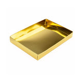 Paper Box Bottom Shimmer Gold 137x25x191mm 