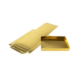 Fonds de Boîtes en papier Or, 13,7x2,5x19,1cm (25 Pieces)