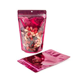 Bright Fuchsia Stand Up Pouch with Hang Hole (100 Pieces)