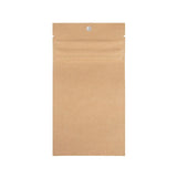 Grip Seal Bags w/ Child Resistant Zipper Kraft 7.6x11.4 cm - 100 pieces
