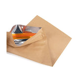 Sachet ZIP en kraft - sécurité enfant 12.7x20.8 cm - 100 pièces