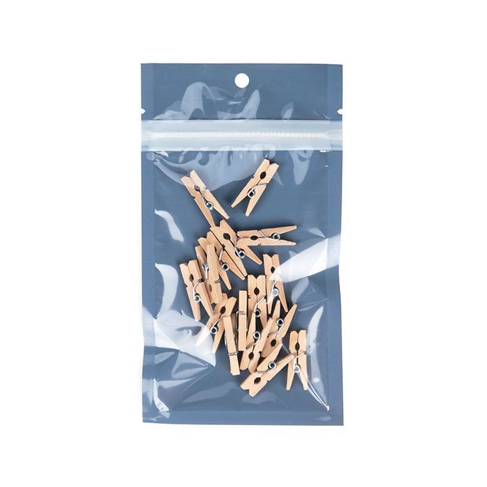 Eco-Friendly Grip Seal Bags Black 7.6x11.4 cm - 100 pieces