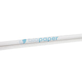 Drinking straws Paper 20 cm, Ø 0.5 cm White Individually wrapped - 6250 pieces