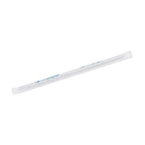 Pailles flexibles en papier 22 cm, Ø 0,5 cm Noir emballées individuellement - 5250 pièces