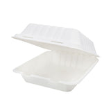 Contenant avec couvercle Canne à sucre 22x18,5x7 cm - 200 pièces