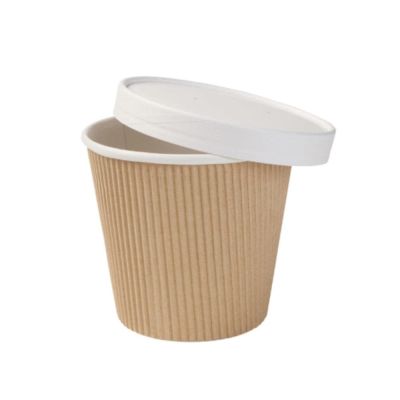 Bol à soupe carton ondulé 500 ml Ø 116 mm - 500 pièces