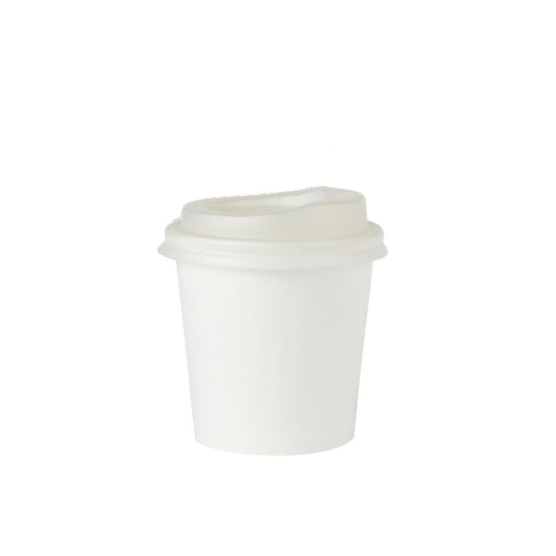 Tasse en carton 100 ml Ø 62 mm Blanc - 1000 pièces