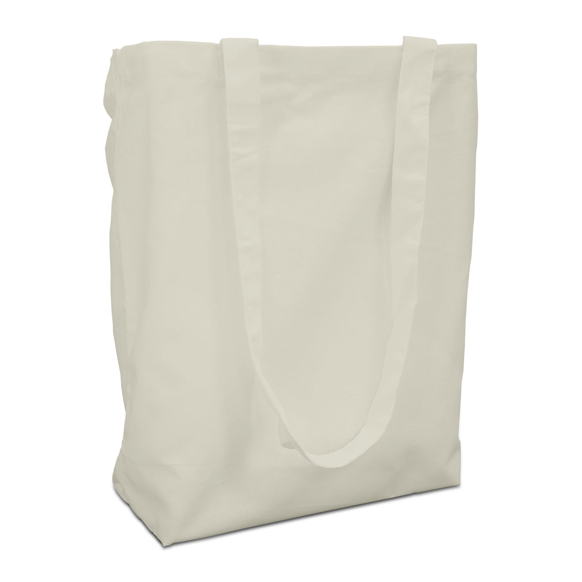 Cotton carrier bags 38x42cm with handle ecru 38x42cm (250 pcs.) [FP