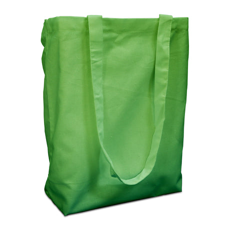 Cotton carrier bags 38x42cm with handle green 38x42cm (250 pcs.) [FP