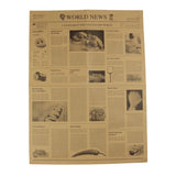Greaseproof Paper brown 50 x 37.5 cm newspaper look - 1.000 pieces