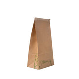 Sachets kraft avec femeture métallique 15. 5 x 7 x 24.2 cm - 400 pièces