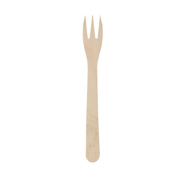 French Fries Forks Wood XL 17.5 cm Trident (10000 pieces) [GB