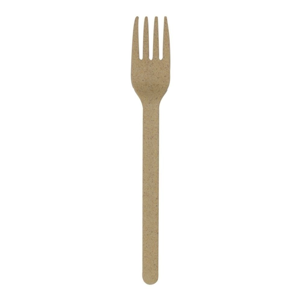 Reusable Bio-Forks natural 18 cm  - 540 pieces