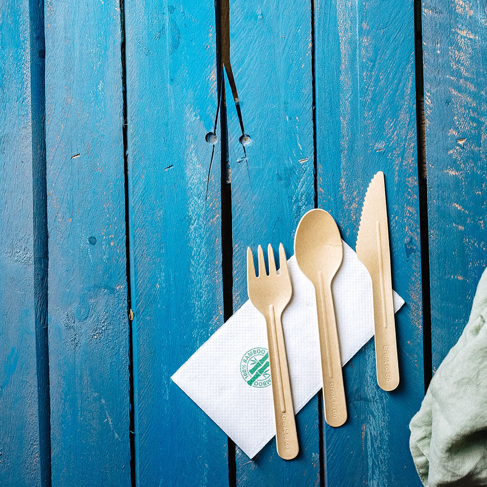 Cuillère en papier 16,5 cm marron - 1000 pièces