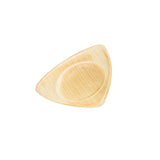 Triangular palm leaf plate flat 15x2x15 cm (200 pieces) [GB
