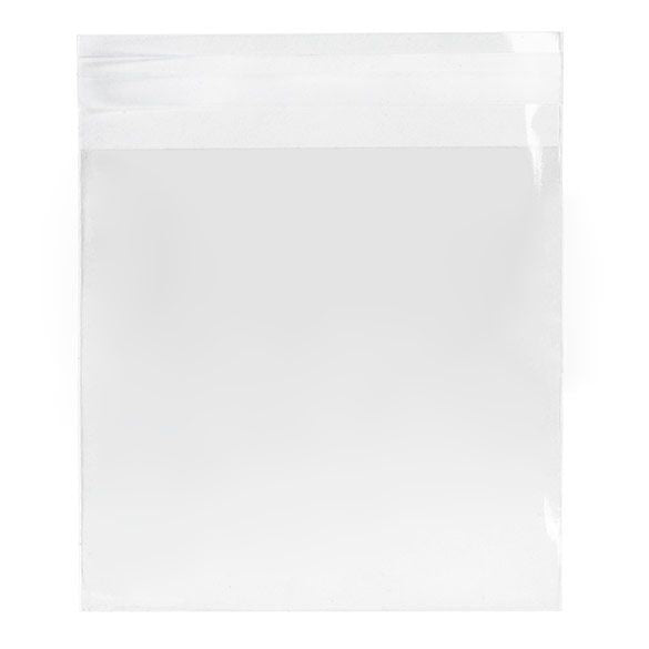 Sacs transparents Eco en bioplastique, 133x129mm - 100 pcs