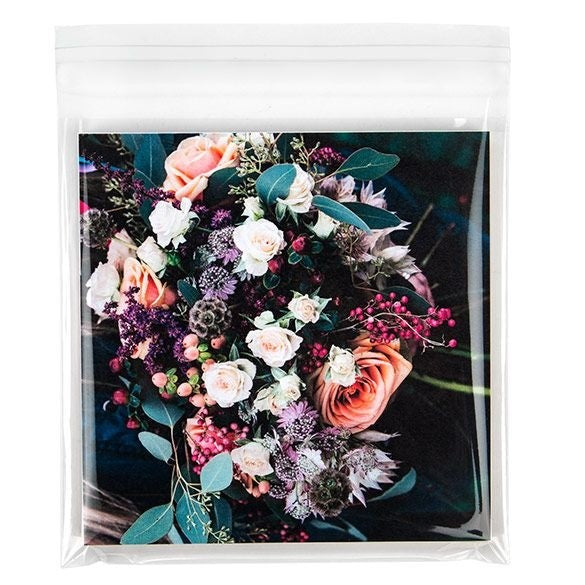 Sacs transparents Eco en bioplastique, 170x167mm - 100 pcs