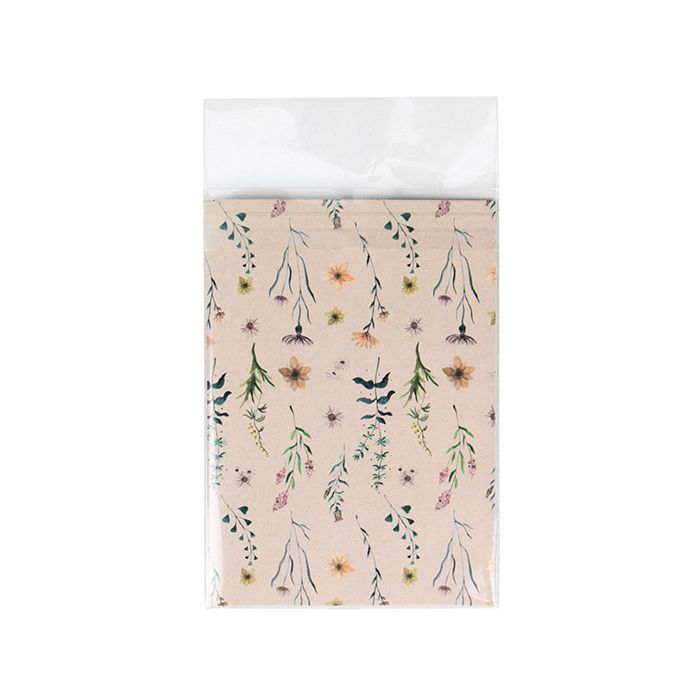 Sachet écologique 10.3x13.7 cm à rabat sécurisé - 100 pièces